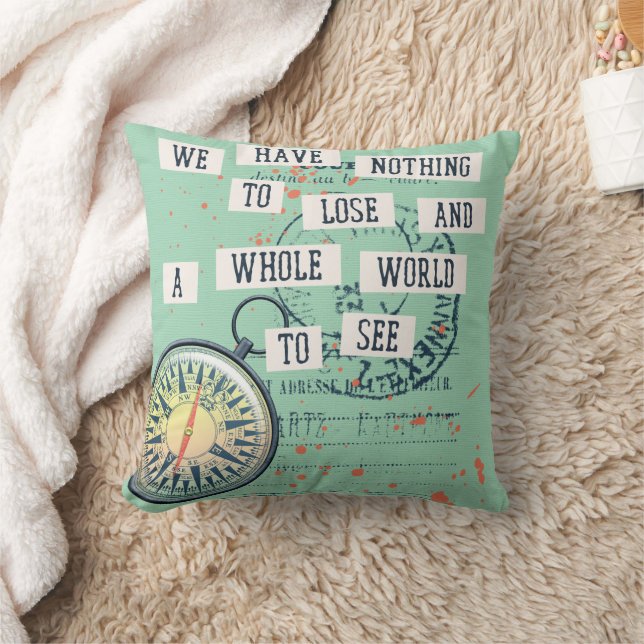 Nichts zu verlieren Pillow Kissen (Decke)