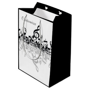 Nichtsaber Höhen-schwarze Mittlere Geschenktüte