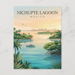 Nichupté-Lagune Mexiko Postkarte