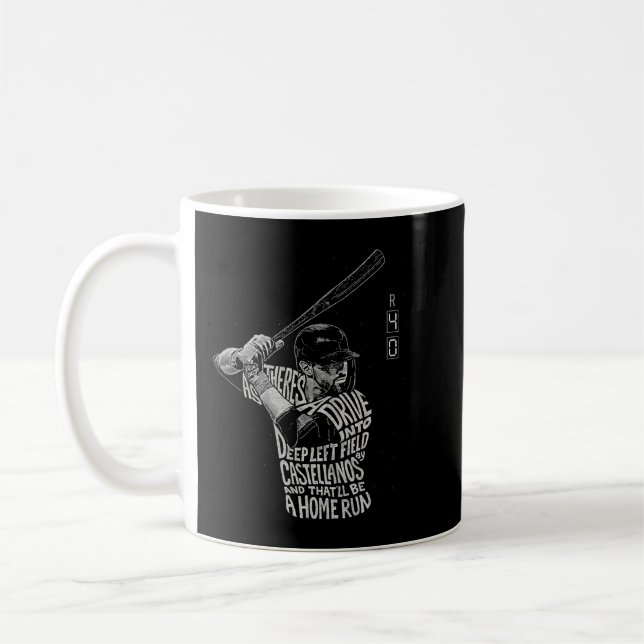 Nick Castellanos Baseball Kaffeetasse (Links)