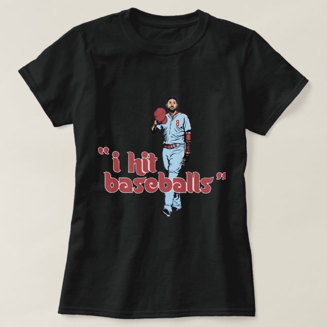 Nick Castellanos I traf Baseball T-Shirt (Design vorne)