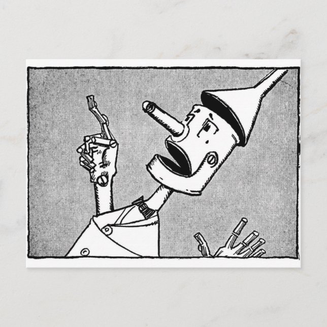 Nick Chopper der Blechholzfäller Postkarte (Vorderseite)