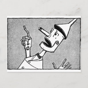 Nick Chopper der Tin Woodman Postkarte