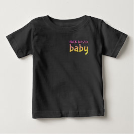 Nick DAViD baby - Bio, beidseitiges Snap-T-Shirt Baby T-shirt