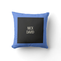 Nick DAViD - Blue Lagoon Square Pillow