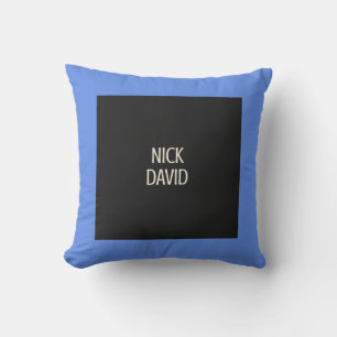 NiCK DAViD - Coussin Carré Blue Lagoon