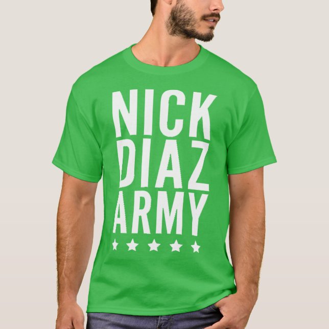 Nick Diaz Army-Geschenk T-Shirt (Vorderseite)