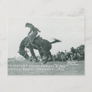 Nick Knight auf T. Joe bei den Cheyenne Frotier Da Postkarte