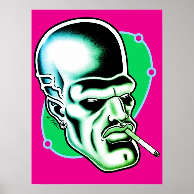 Nick Nebulon™/Hot Pink Poster (Vorne)