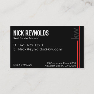 Nick Reynolds Visitenkarte