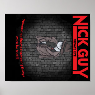 Nick Typ, privates Auge Poster