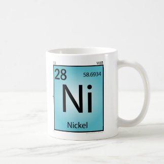 Nickel- (Ni)Element-Tasse Kaffeetasse