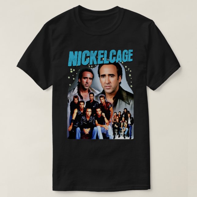NICKELCAGE Boy Crossover PARODY Funny Retro 2000s T-Shirt (Design vorne)
