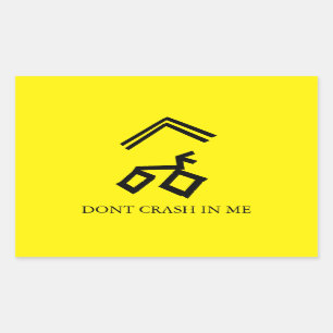 Nicken Sie mir nicht auf den Aufkleber. Rechteckiger Aufkleber