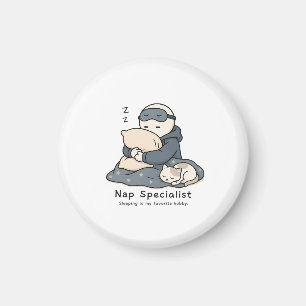 Nicker Spezialist Lustiger Schlaf Liebhaber Meme Magnet