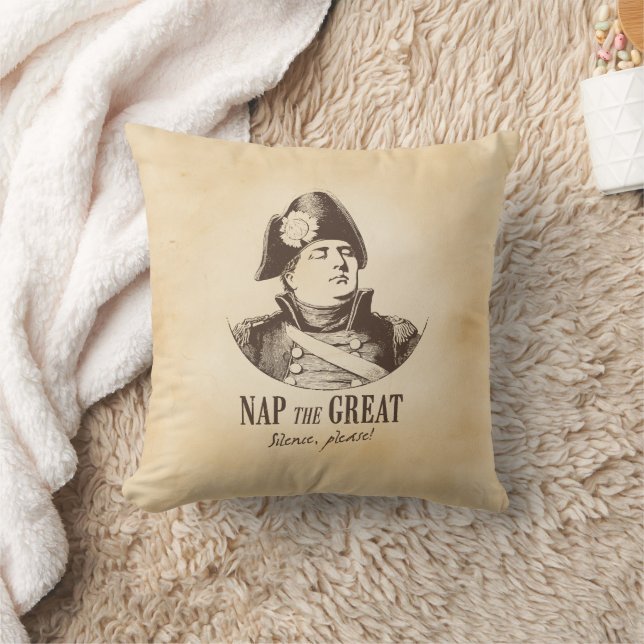 Nickerchen des Großen Napoleon Funny Kissen (Decke)
