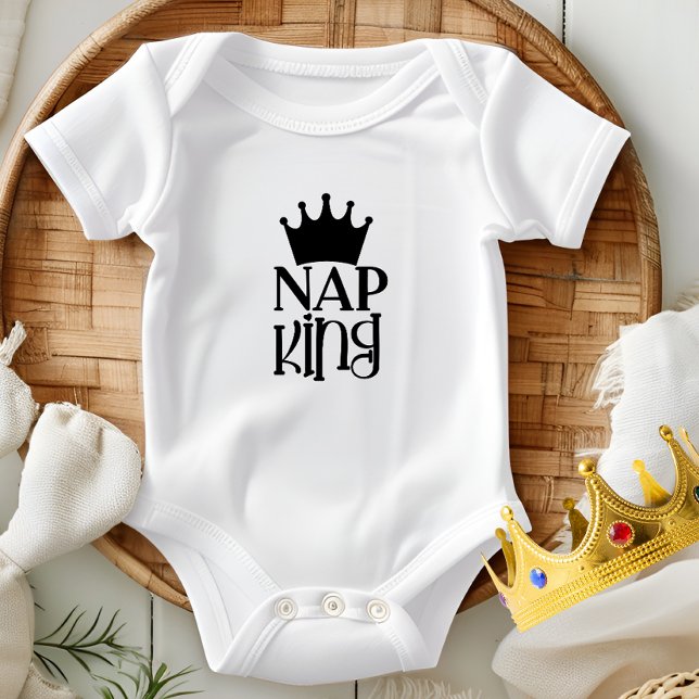 Nickerchen King" Baby Bodysuit Design Strampler (Von Creator hochgeladen)