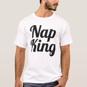 Nickerchen King Boy Black und White Slogan Baby Bo T-Shirt