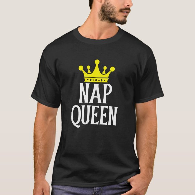 Nickerchen Königin Pajama Sleepwear Crown Sleep Lo T-Shirt (Vorderseite)