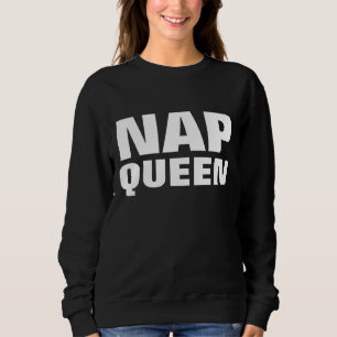 NICKERCHEN QUEEN, Funny FRAUEN MÄDCHEN FRONE T - S Sweatshirt