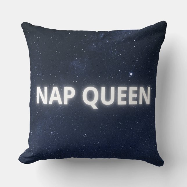 Nickerchen Queen Kissen (Vorderseite)