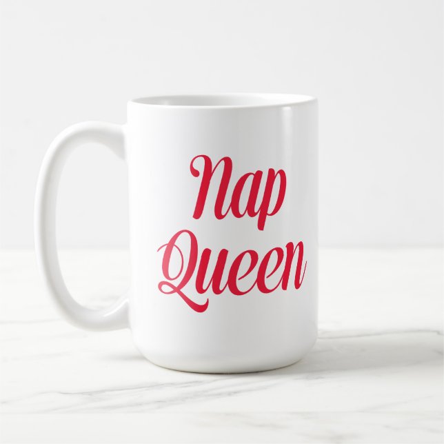 Nickerchen Queen Pink Cherry Red Kaffeetasse (Links)