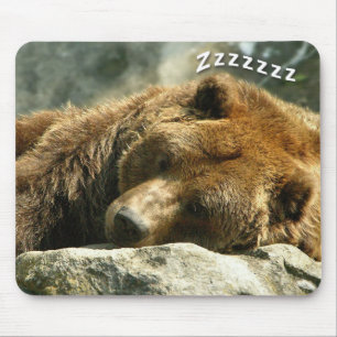 Nickerchen Time Bear Mousepad