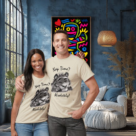 Nickerchen Zeit? Funny Tiger T - Shirt - Absolut!