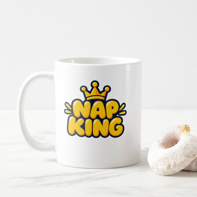 Nickerkönig Kaffeetasse (Mit Donut)