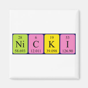 Nicki-Periodenmagnet Magnet