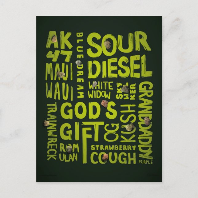 Nicknames Postkarte (Vorderseite)