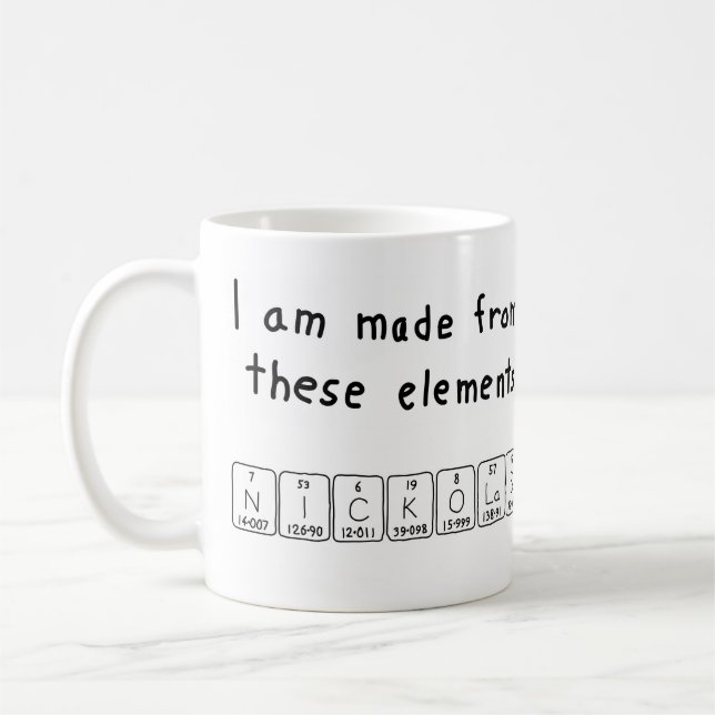 Nickolas Periodenname Tasse (Links)