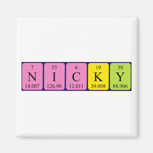Nicky Periodenmagnet-Magnet Magnet