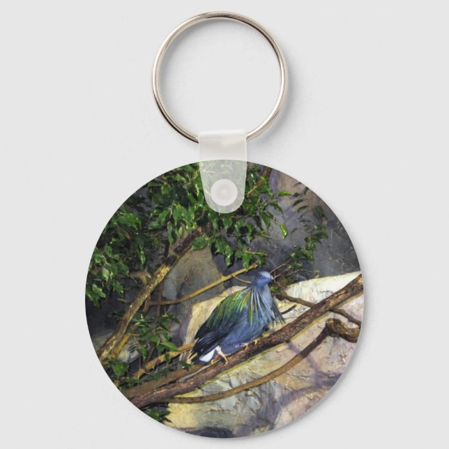 Nicobar Pigeon Schlüsselanhänger (Vorderseite)