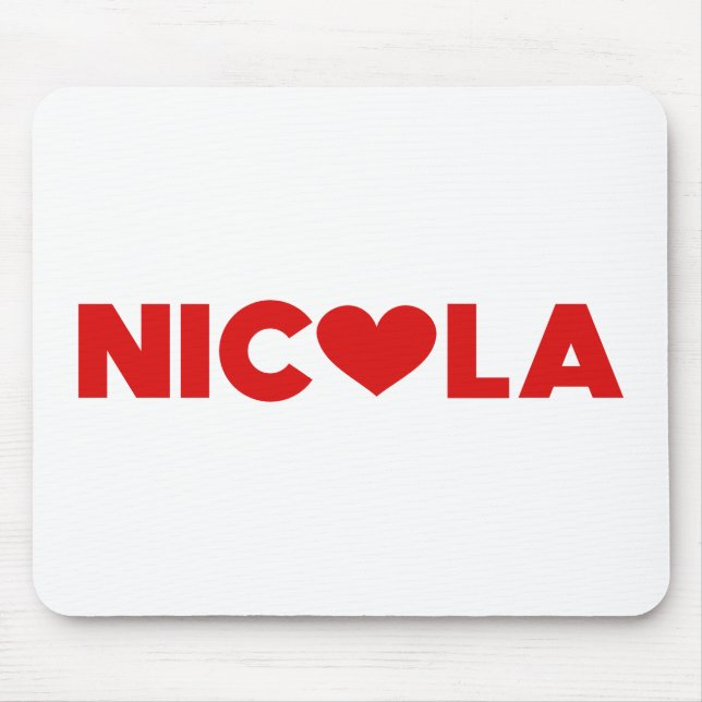 Nicola Liebe Mousepad (Vorne)
