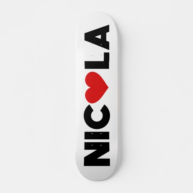 Nicola Liebe Skateboard (Vorne)