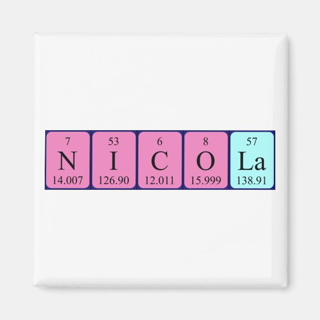 Nicola Periodenmagnet Magnet (Vorne)