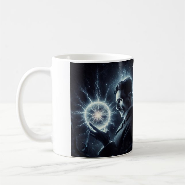 Nicola Tesla Caneca de Café Kaffeetasse (Links)