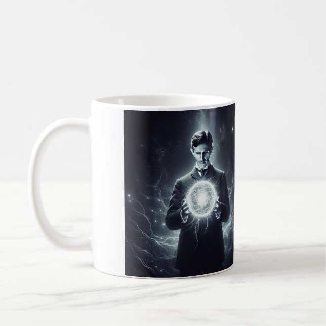 Nicola Tesla  Kaffeetasse (Links)