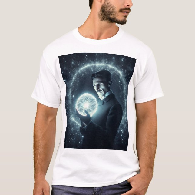 Nicola Tesla  T-Shirt (Vorderseite)