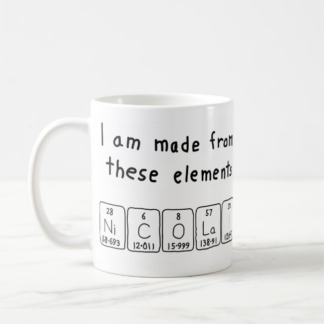 Nicolai nom périodique de la tasse (Gauche)