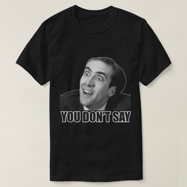 Nicolas Cage Meme Shirts (Design vorne)