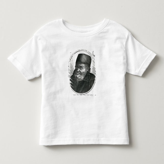 Nicolas Flamel graviert von Balthazar Moncornet Kleinkind T-shirt (Vorderseite)