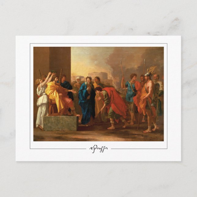 Nicolas Poussin #210 - Fine Art Postcard Postkarte (Vorderseite)