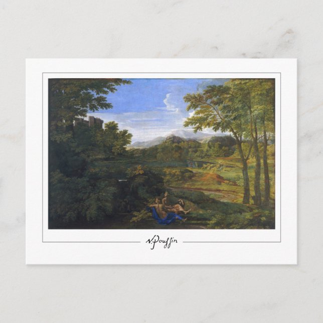 Nicolas Poussin #229 - Fine Art Postcard Postkarte (Vorderseite)