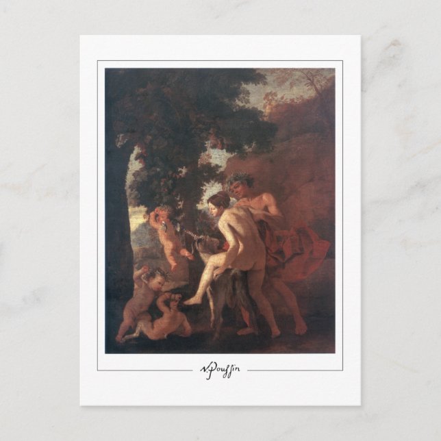 Nicolas Poussin #236 - Fine Art Postcard Postkarte (Vorderseite)