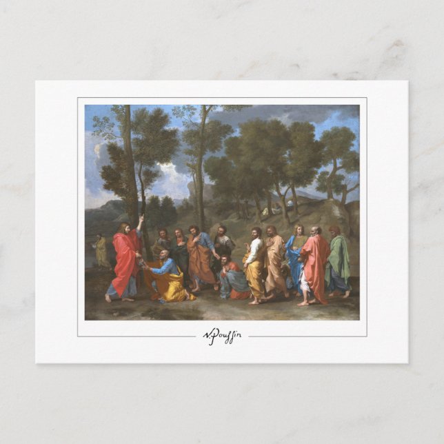 Nicolas Poussin #238 - Fine Art Postcard Postkarte (Vorderseite)