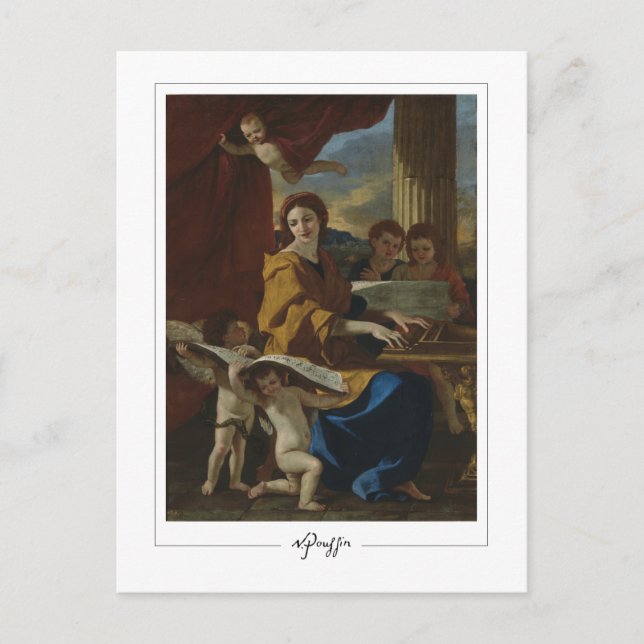 Nicolas Poussin #246 - Fine Art Postcard Postkarte (Vorderseite)