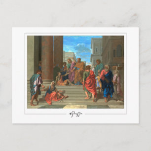 Nicolas Poussin #50 - Fine Art Postcard Postkarte