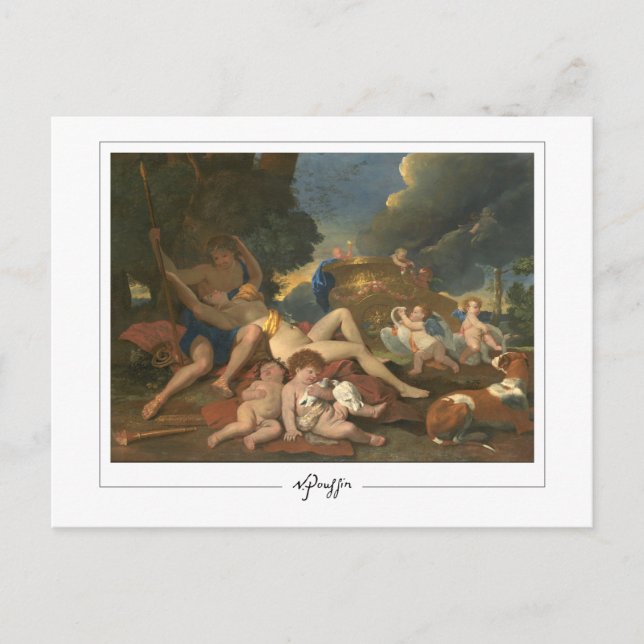 Nicolas Poussin #56 - Fine Art Postcard Postkarte (Vorderseite)